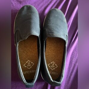 Sperry women’s navy Slip-On Loafers sneakers boat shoes size 8